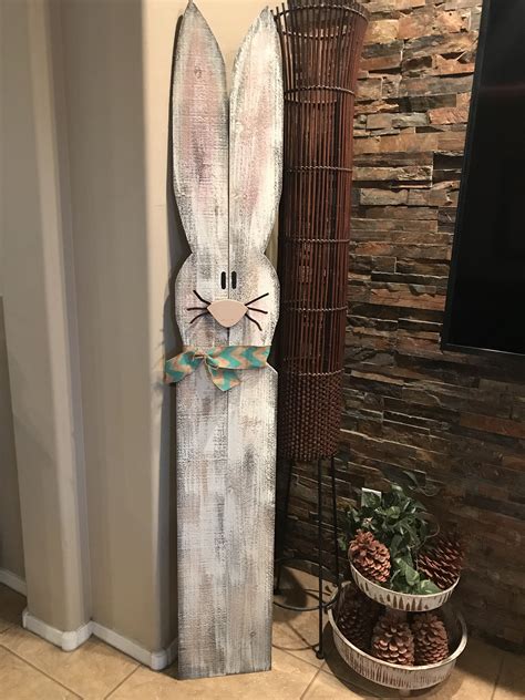Fence Pickets Easter Bunny By Gilbert Marketplace Easter Wood Crafts