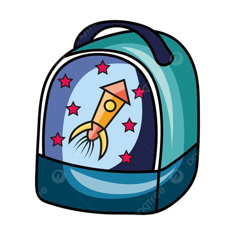 Animated Backpack For School And University Vector Blue Backpack Animated Backpack Backpack