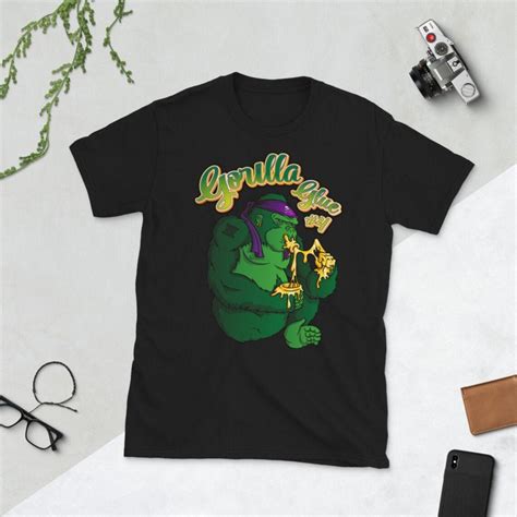 Gorilla Glue Cannabis Strain Shirt Short Sleeve Unisex Etsy
