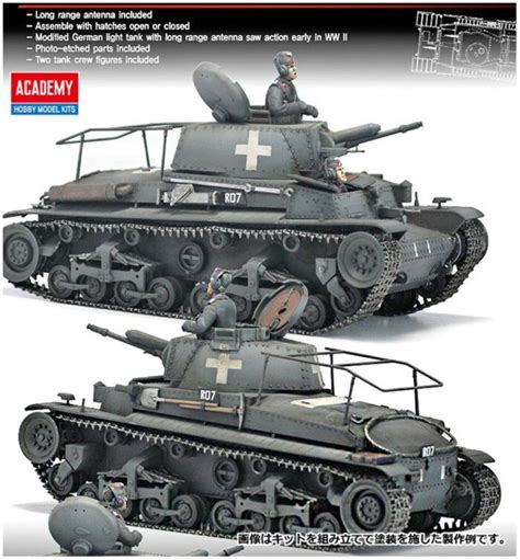 Kit Academy Tank German Command 135 Pzbefwg 35t 13313 Miniworld