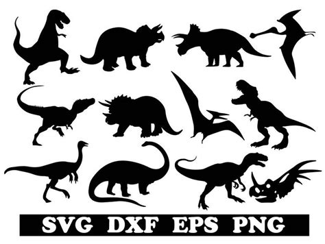 Dinosaurs svg dinosaurs cricut dinosaur dxf animal svg | Etsy