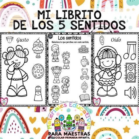 Mi Librito De Los 5 Sentidos Materiales Educativos Para Maestras