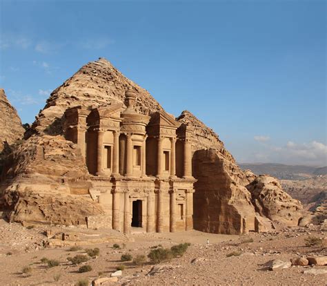 Ad Deir The Monastery Petra Art Destination Jordan