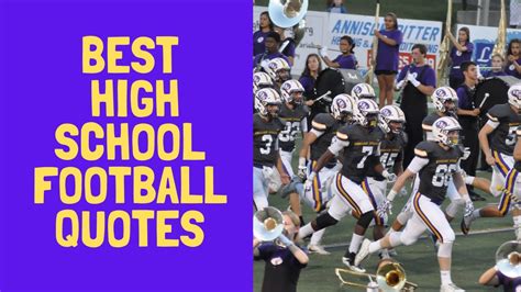 Best High School Football Quotes Youtube