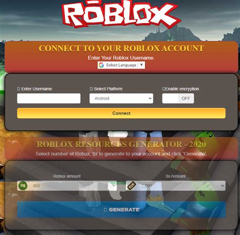 Roblox Free Robux Generator 2020