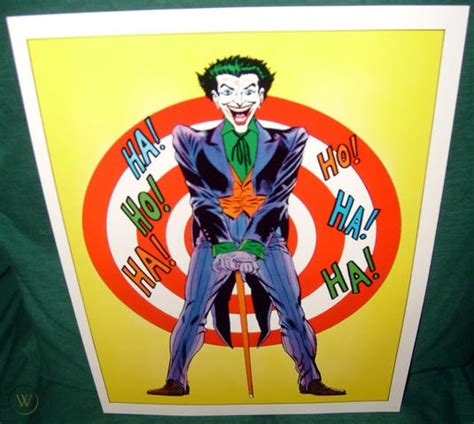 Vintage Dc Comics The Joker Pin Up Poster 1978 99022413