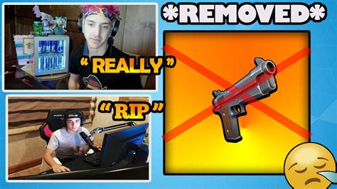 Streamers React To Pistols Removed From Fortnite Rip Fortnite