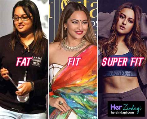 Sonakshi Sinha Fat To Fit Story Weight Reduce Exercise Videos With Katrina Kaif Sonakshi Sinha