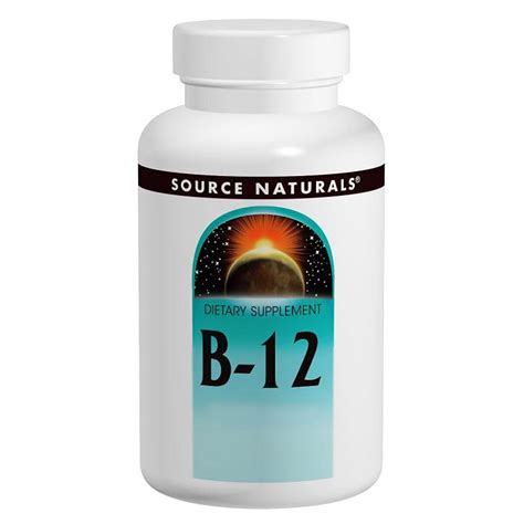 Source Naturals B 12 Sublingual 2000mcg 100 Tablets