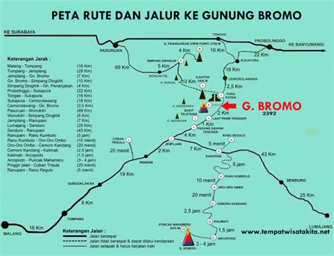 5wonderfultrip Location Map To Mt Bromo