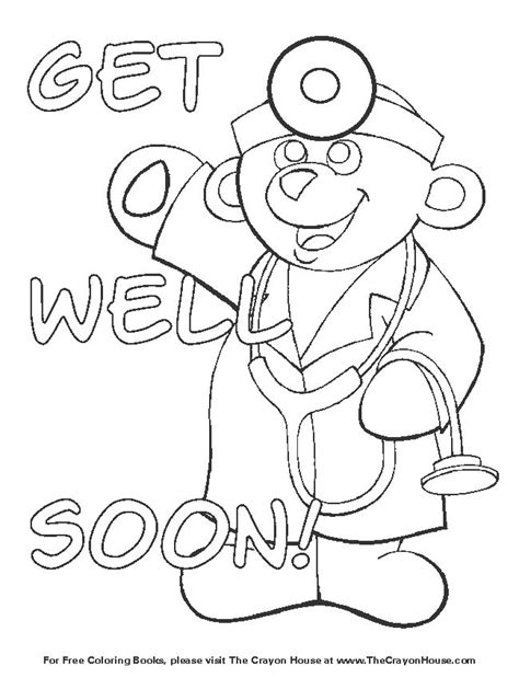 Print cute coloring pages for free and color our cute coloring! Cool Idea Get Well Printable Coloring Pages 4 Free ...