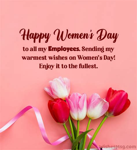 50 Womens Day Wishes To Employees Wishesmsg