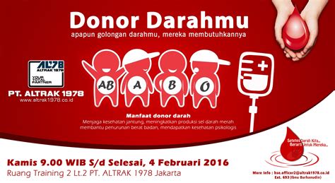 Contoh Poster Tentang Donor Darah Sketsa