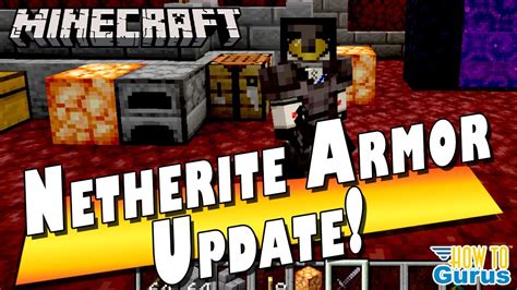 Minecraft Netherite Armor Update 20w10a New Way To Craft