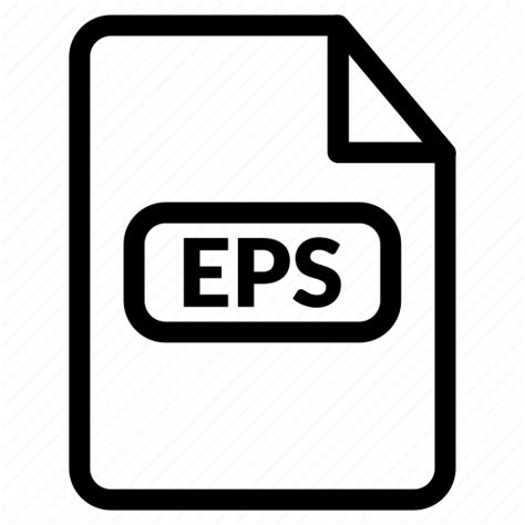 Eps Document Eps File Eps Format Eps Vector Icon