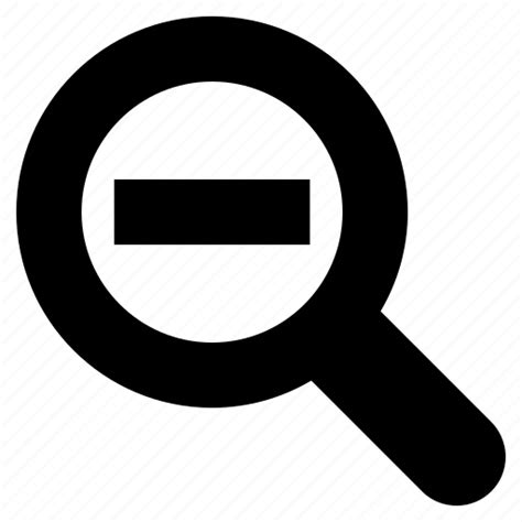 Maybe you would like to learn more about one of these? Magnifying glass, shrink, web, zoom, zoom out icon
