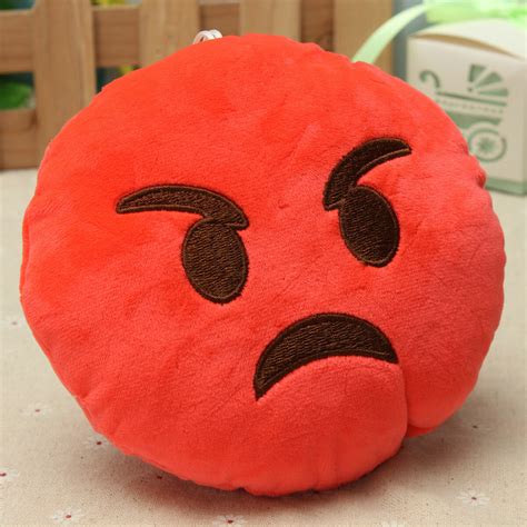 59 15cm Emoji Smiley Emoticon Stuffed Plush Soft Toy Round Cushion