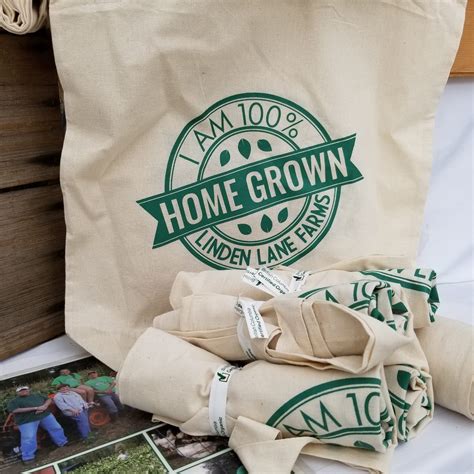 Home Grown Grocery Bag Linden Lane Farms