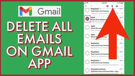 How To Delete All Emails On The Gmail App Delete All Gmail Emails