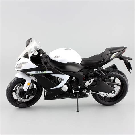 112 Scale Mini Kawasaki Ninja Zx 6r Sport Bike Metal Motorcycle