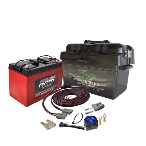 Buy Zenot 12v Dual Battery Box With 135ah Agm Battery Online All 12 Volt