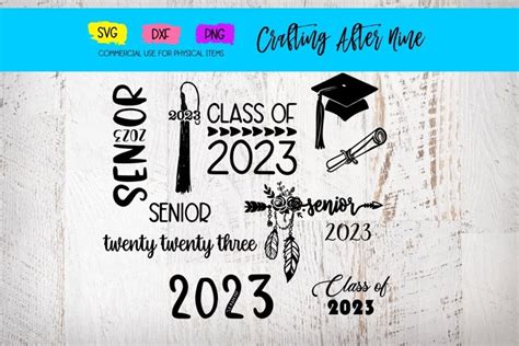 Senior 2023 Svg Graduation Bundle Diploma 295939