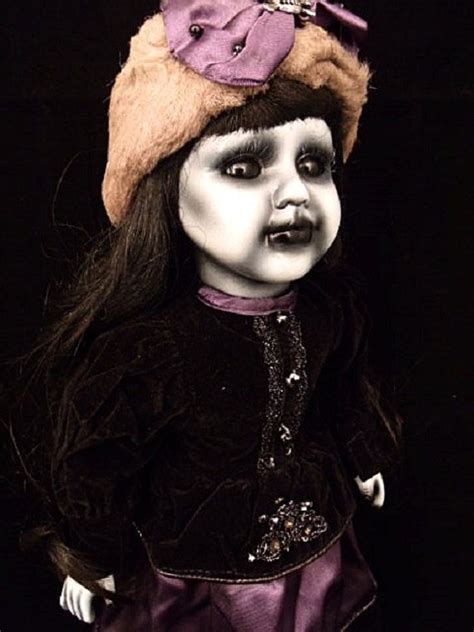 Anastasiya 17 Ooak Horror Porcelain Doll Etsy Porcelain Dolls