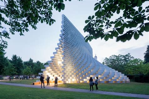 Unzipped Wall For London 2016 Serpentine Pavilion Designed By Bjarke