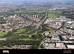 aerial view of Bredbury Park Industrial Estate, Bredbury, Stockport ...