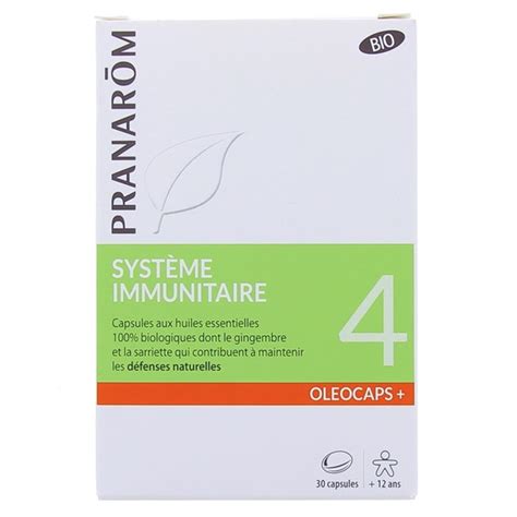 Oleocaps 4 Système Immunitaire Bio X30 Capsules Pranarôm Illicopharma