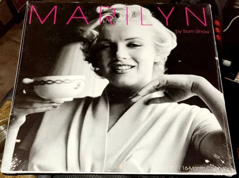 2011 Marilyn Monroe Pinup Calendar Cover Page Photographed By Sam Shaw