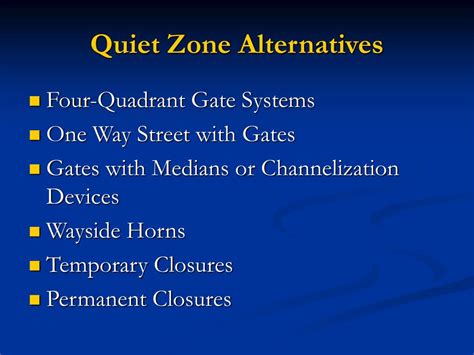 ppt quiet zone powerpoint presentation free download id 1451902