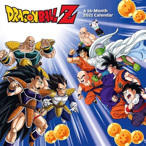 His hit series dragon ball (published in the u.s. Dragon Ball Z: Square 2021 Calendar | Calendars | Free ...