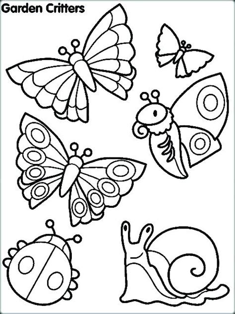 Preschool Insect Coloring Sheets Coloring Pages