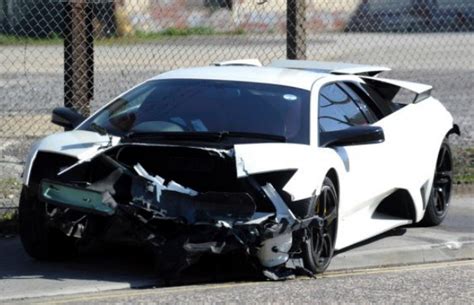 Car Crash Lamborghini Murcielago Lp640 Crashes In England Gtspirit