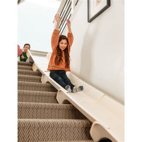 Stairslide Original Stair Mounted Kids Indoor Slide For 9 To 12 Stairs
