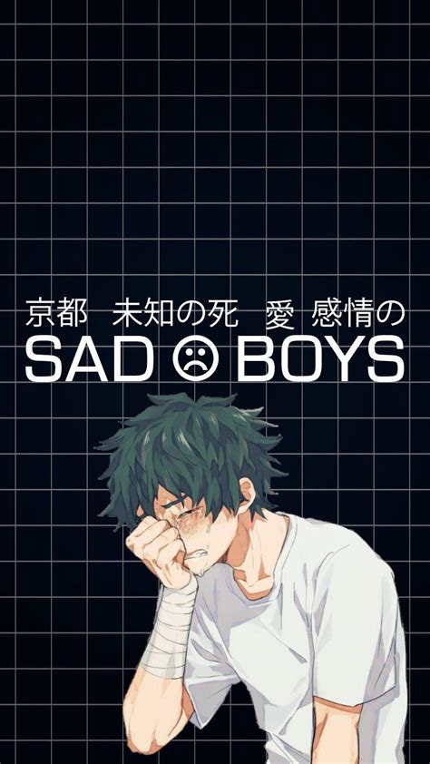 We have 78+ amazing background pictures carefully picked by our community. Sad Anime Boy Aesthetic Wallpapers - Wallpaper Cave