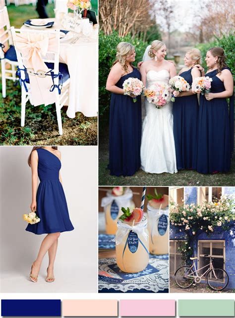Classic Royal Blue Wedding Color Ideas And Bridesmaid Dresses Tulle