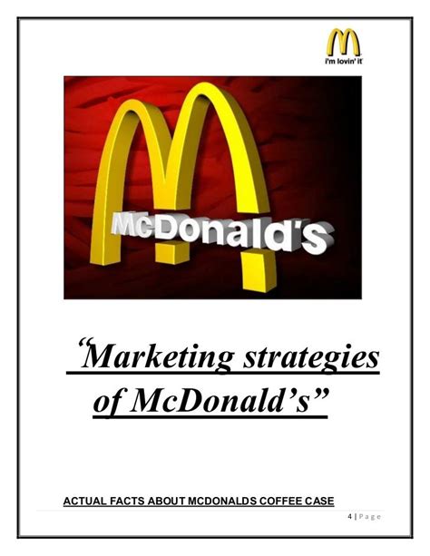 This largest global fast food chained arrived in malaysia 43 years later in. mcdonalds marketing strategies | Marketing strategy