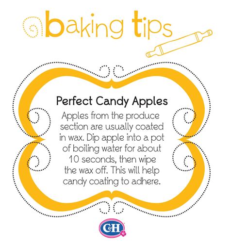 Make Perfect Candy Apples Fallfavorites Bakingtips Chsugar Baking