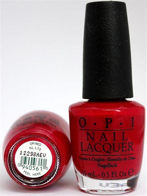 Opi Nail Polish Nl L72 Opi Red Opi Nail Polish Opi Nails Nail Polish