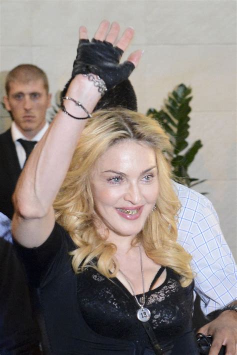 Madonna Reveals Her Gold Grills Because She Can