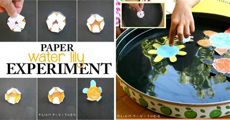 Fascinating Paper Experiment For Kids Playtivities
