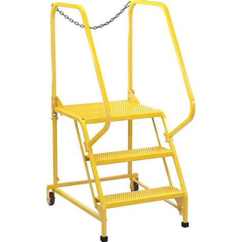 Vestil Rolling Ladder Type Ia 30 Platform 350 Lb Capacity 3 Step