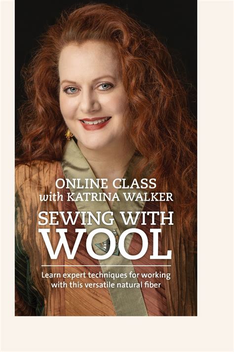 In This On Demand Course Textile Expert And Sewing Instructor Katrina