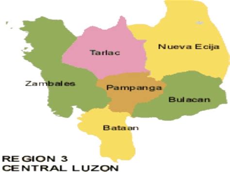 Region Map Of The Philippines Luzon