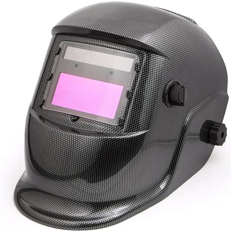Professional Welding Helmet Mask Darkening Lens Ansi Gray Carbon