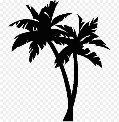 Black Palm Tree Png Clip Art Library