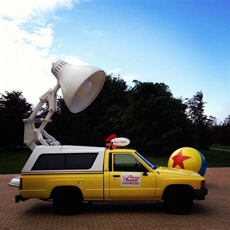 Pizza Planet Truck At Pixar Studios Pixar Post