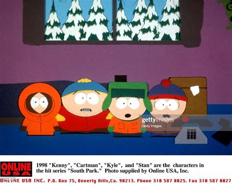 1998 Kenny Cartman Kyle And Stan Are The Characters In The